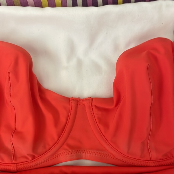 Change orange underwire bikini top size E eur70 (32)w/bottom size eur 40 (m) - Picture 2 of 14